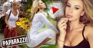 VIDEO PAPARAZZI / Când iese în oraş, înnebuneşte orice „tăuraş”! Cum a reuşit Marina Dina să întoarcă toate privirile