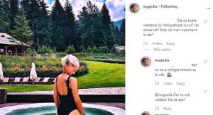 Giulia Anghelescu, criticată de internauţi din cauza fotografiilor sexy. "De ce toate vedetele se pozează aşa?"