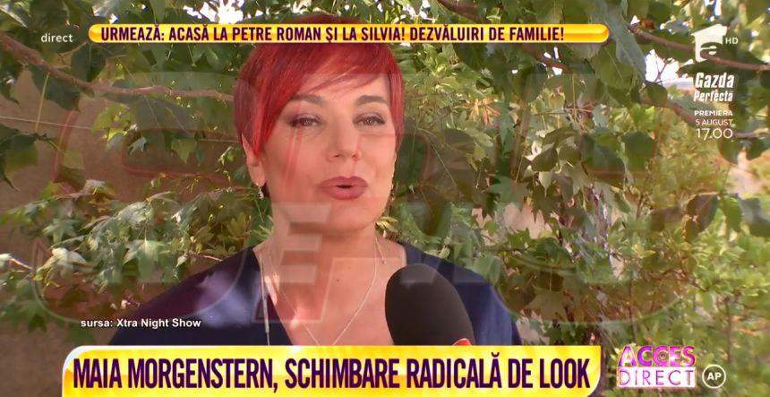 Maia Morgenstern, schimbare radicală de look. Actriţa s-a tuns scurt şi s-a făcut roşcată