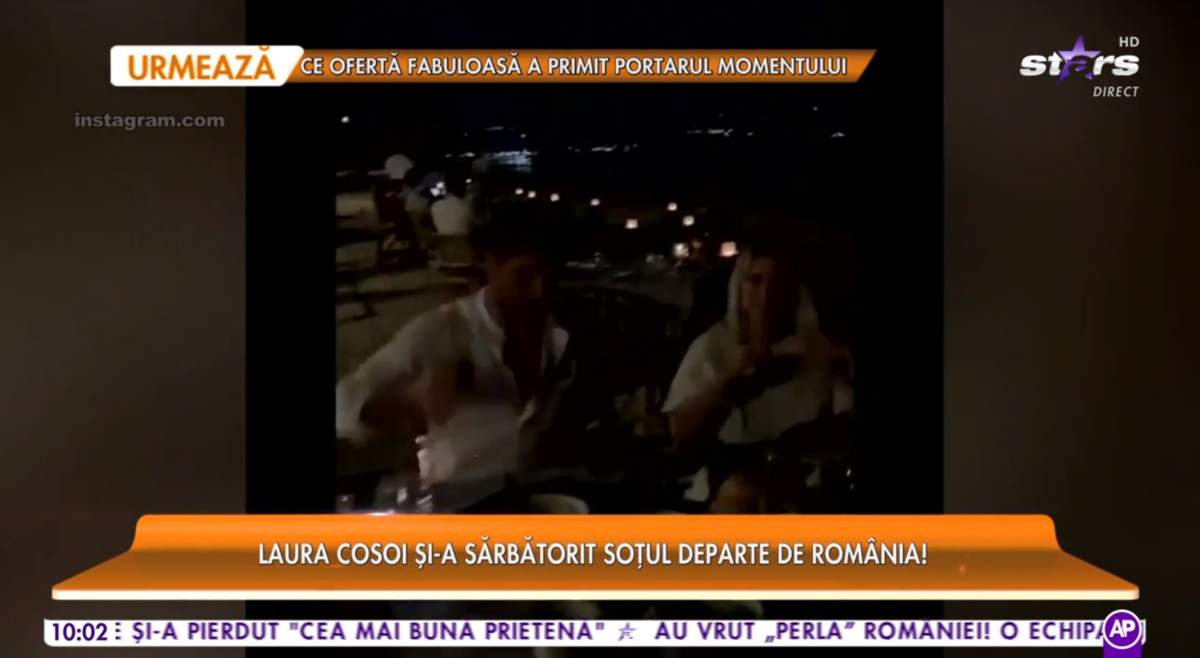 Laura Cosoi i-a sărbătorit ziua soţului, în vacanţă! Ce alte vedete le-au fost alături. VIDEO