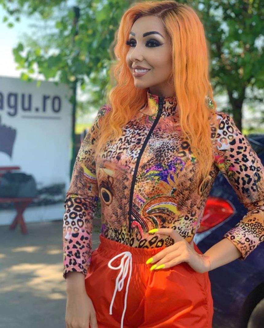 Narcisa Manelista, schimbare radicală de look. Artista s-a vopsit portocaliu / FOTO