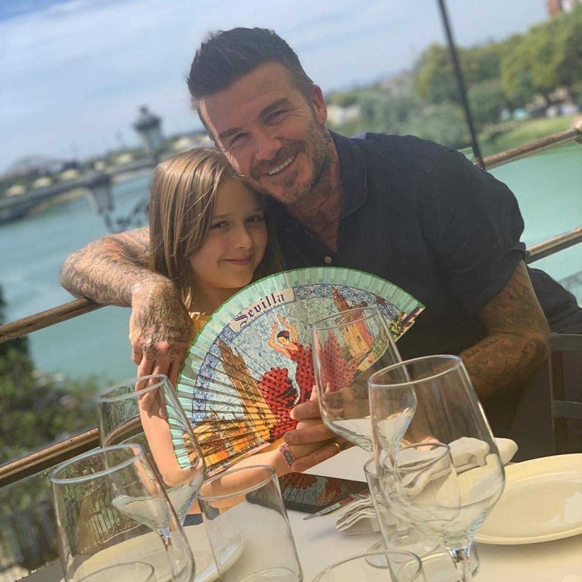 David Beckham, momente inedite alături de copiii lui, într-o locație exclusivistă. VIDEO
