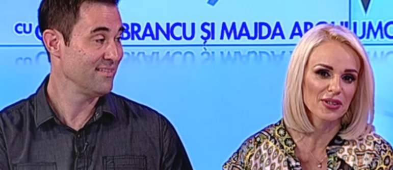 Catrinel Sandu, prima apariție într-un platou de televiziune, alături de logodnicul american