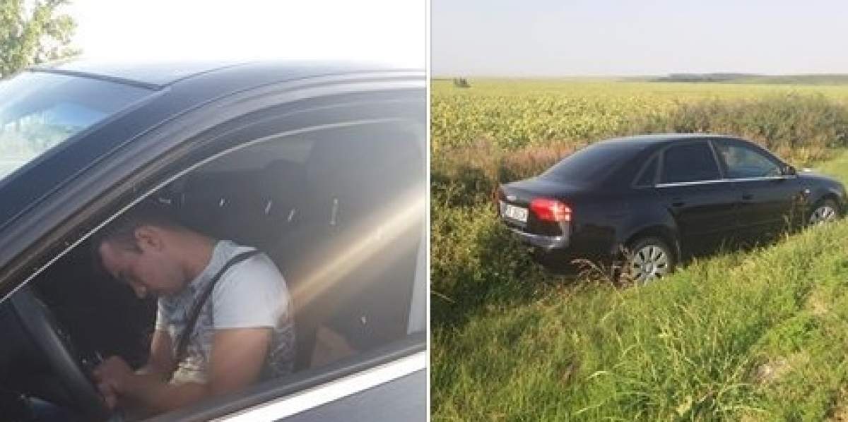 Incident incredibil în Olt! Un șofer cu substanțe halucinante în mână, găsit leșinat la volan