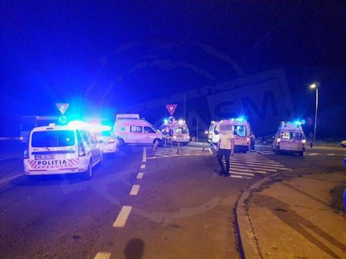 Impact puternic între două autobuze, în Satu Mare! Sunt peste zece victime. VIDEO