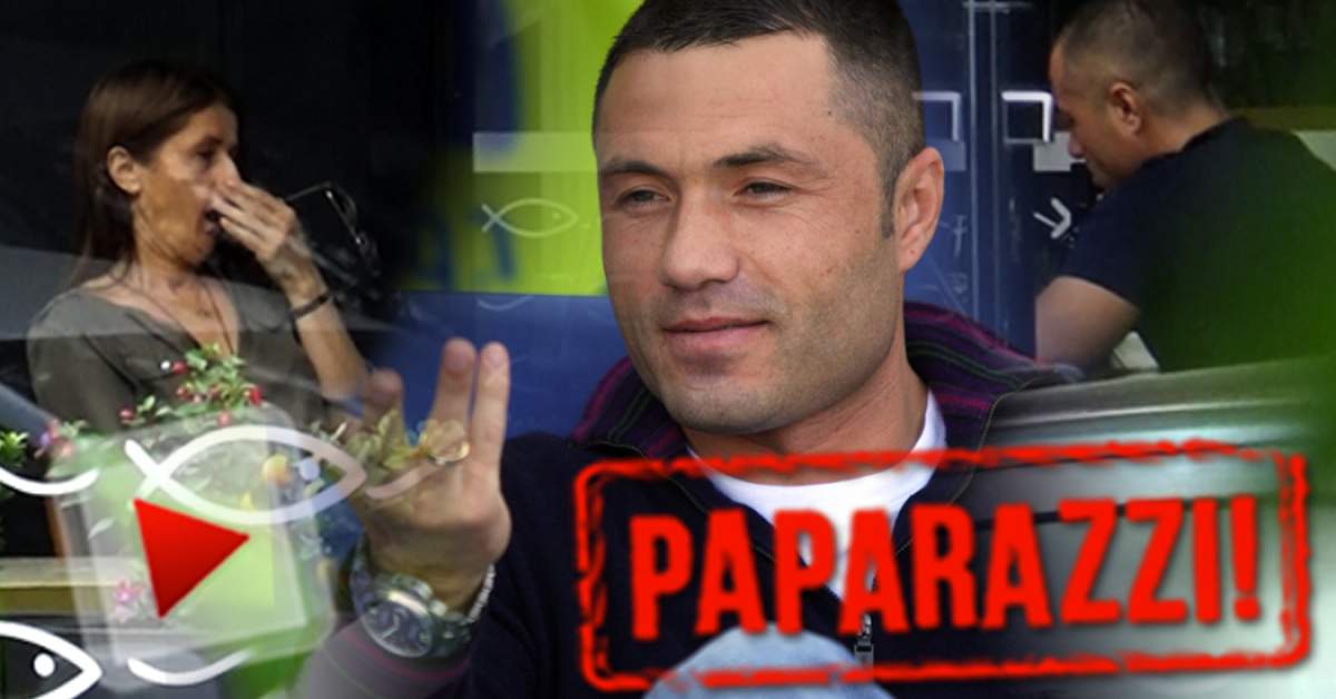 VIDEO PAPAPARAZZI / Adrian Ilie nu mai are niciun farmec! „Cobra”, la un pas să-şi adoarmă soţia pe o terasă de fiţe