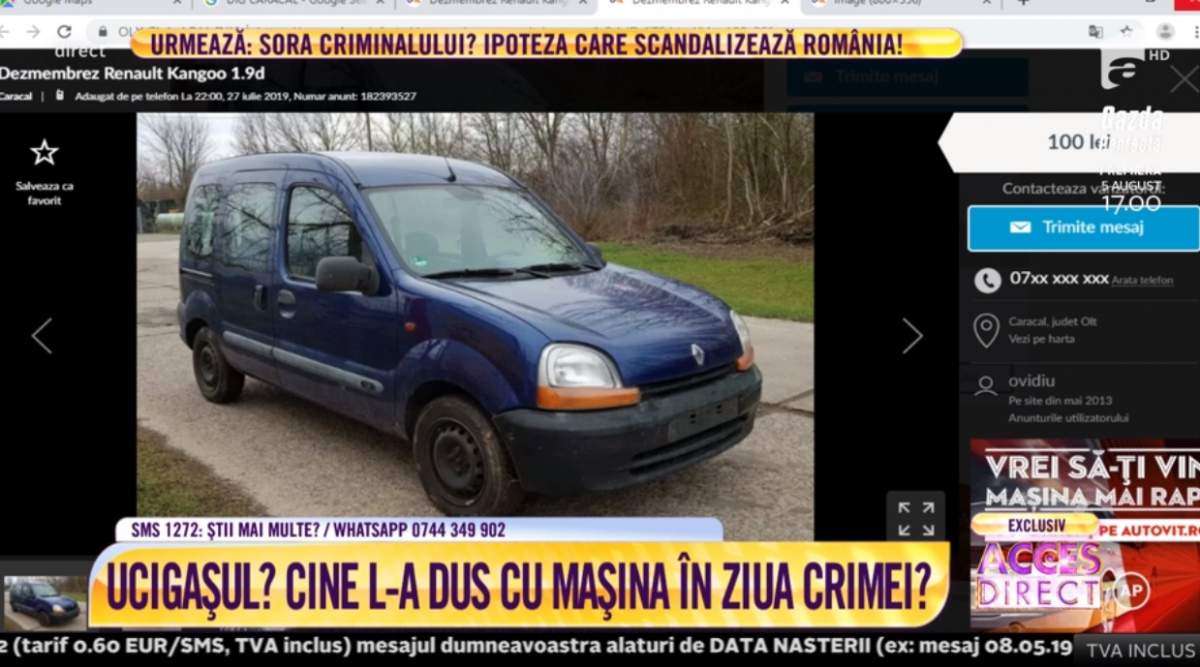 Șoferul mașinii care l-a plimbat pe Gheorghe Dincă, la Poliție. Șocant ce s-a întâmplat cu mașina, la două zile de la crimă