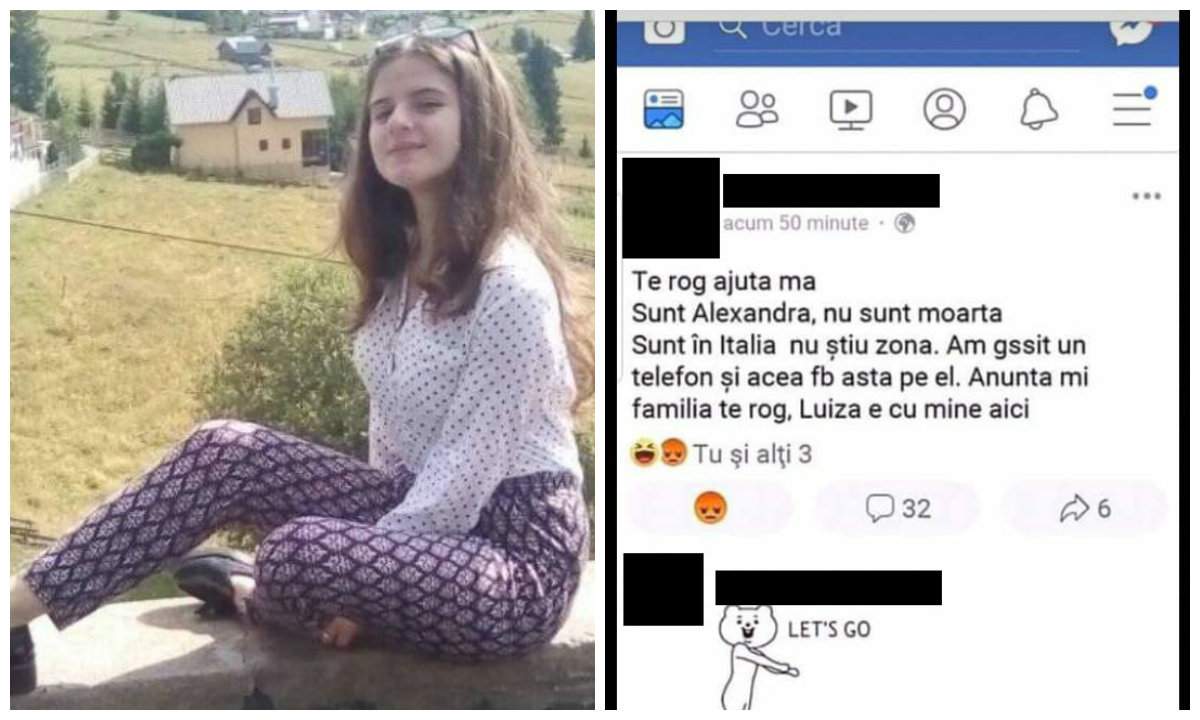 „Sunt Alexandra, nu sunt moartă!” Mesaj cutremurător pe Facebook, apărut după cazul din Caracal