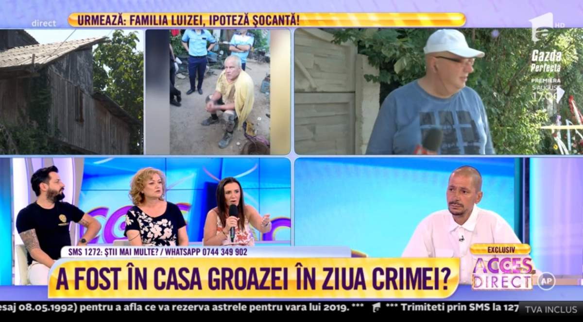 Mâna dreaptă a presupusului criminal, declarații în direct: „Am dormit la el acasă”