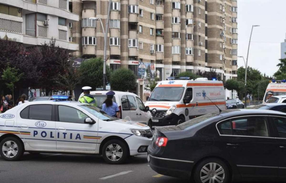 O poliţistă şi un bărbat, loviţi în plin pe o trecere de pietoni din Bacău