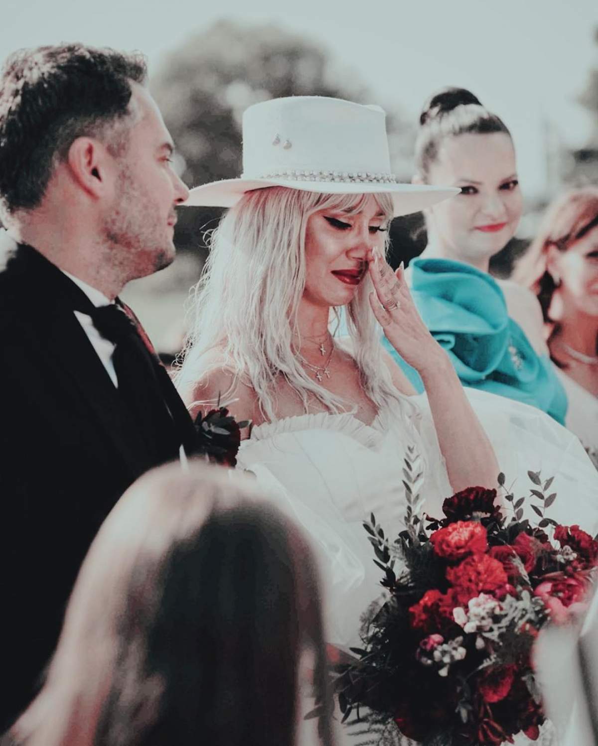 Alina Ceușan a plâns la nuntă. Imagini emoționante de la ceremonie. FOTO
