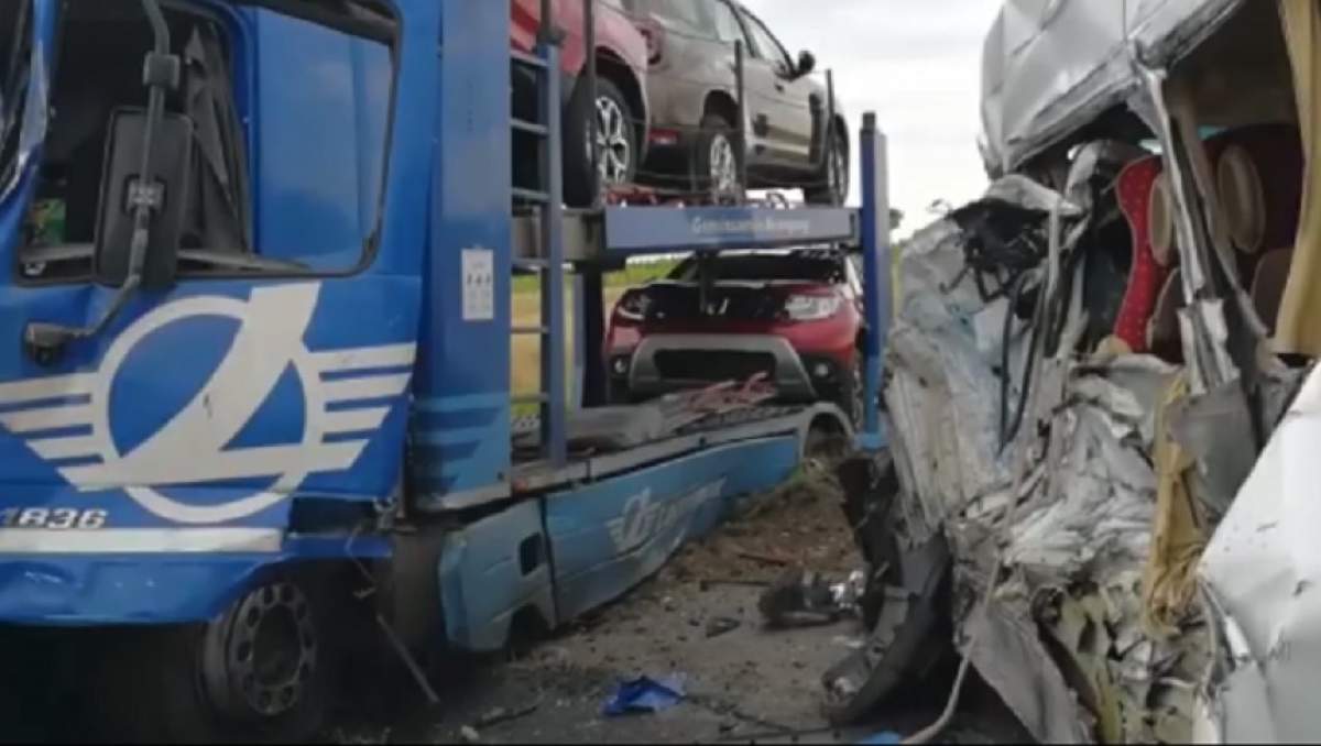 Cine este bărbatul care a murit în carambolul cu şase maşini din Olt. 16 ambulanţe au intervenit