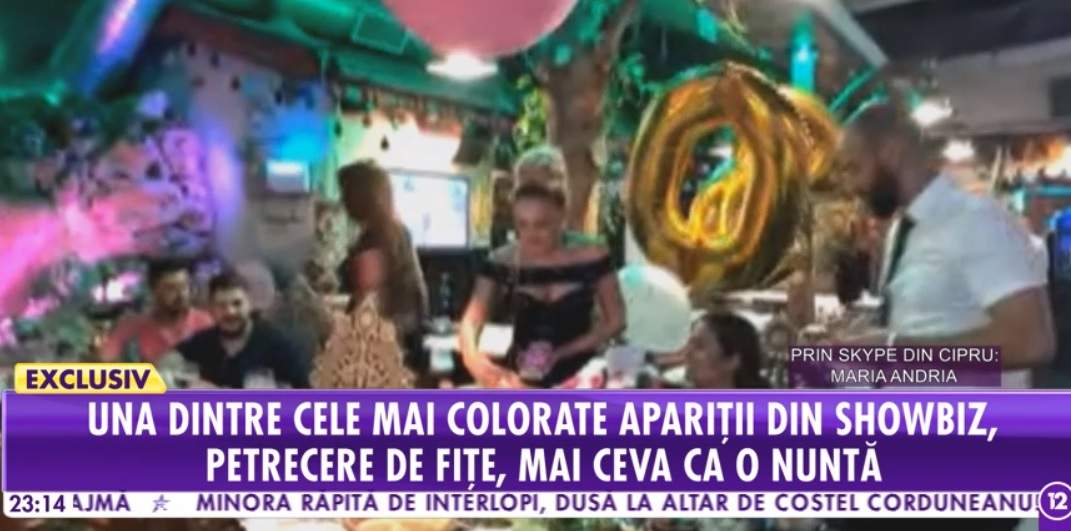 Maria Andria, sărbătorită ca o prințesă, în direct! "Astăzi am făcut din 28, 30"