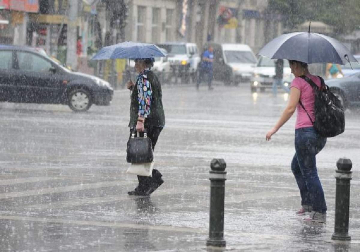 Alertă de vreme rea, în România! Mai multe județe, sub cod galben de ploi și vijelii