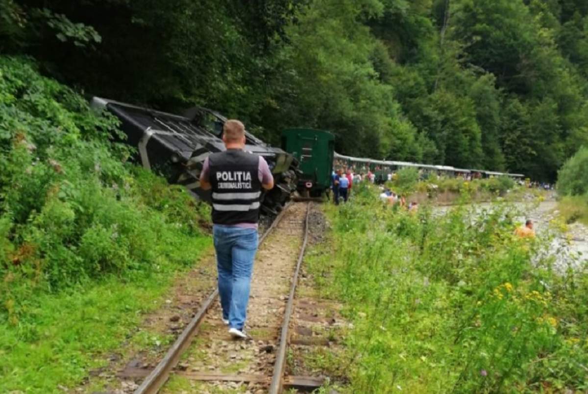 Accident grav în Maramureș! Mocănița a deraiat. Sunt mai multe victime