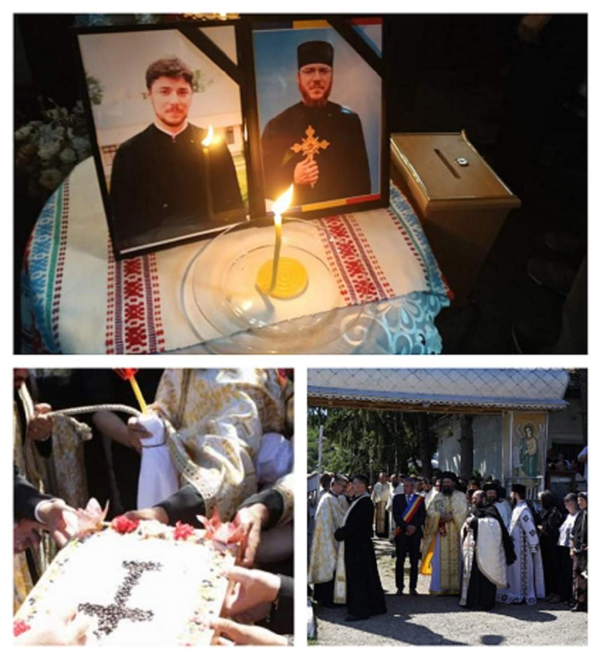 Preotul Marius Bărăscu a fost înmormântat! Mii de oamenii l-au condus pe ultimul drum
