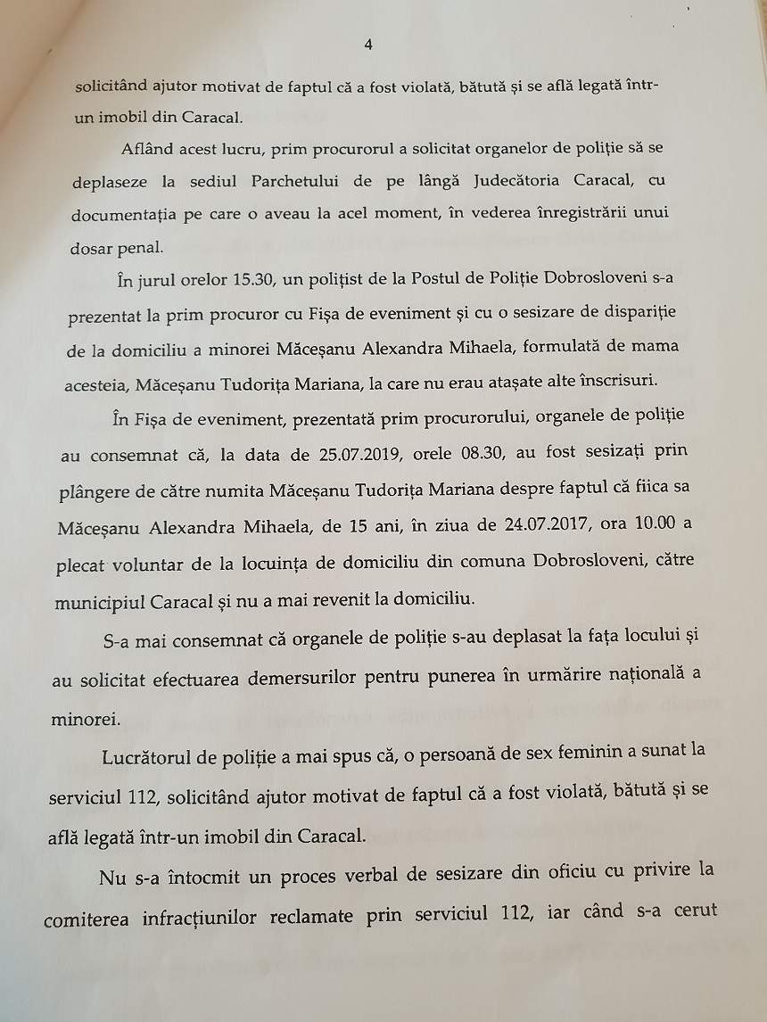 Raportul care spune tot! Anchetatorii ştiau că telefonul de pe care Alexandra a apelat la 112 îi aparţine lui Dincă. FOTO