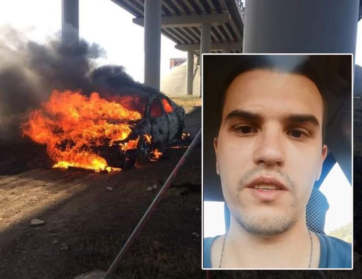 Un tânăr de 25 de ani s-a autoincendiat în propria maşină, în Constanţa. Înainte, şi-a anunţat gestul într-un live pe Facebook