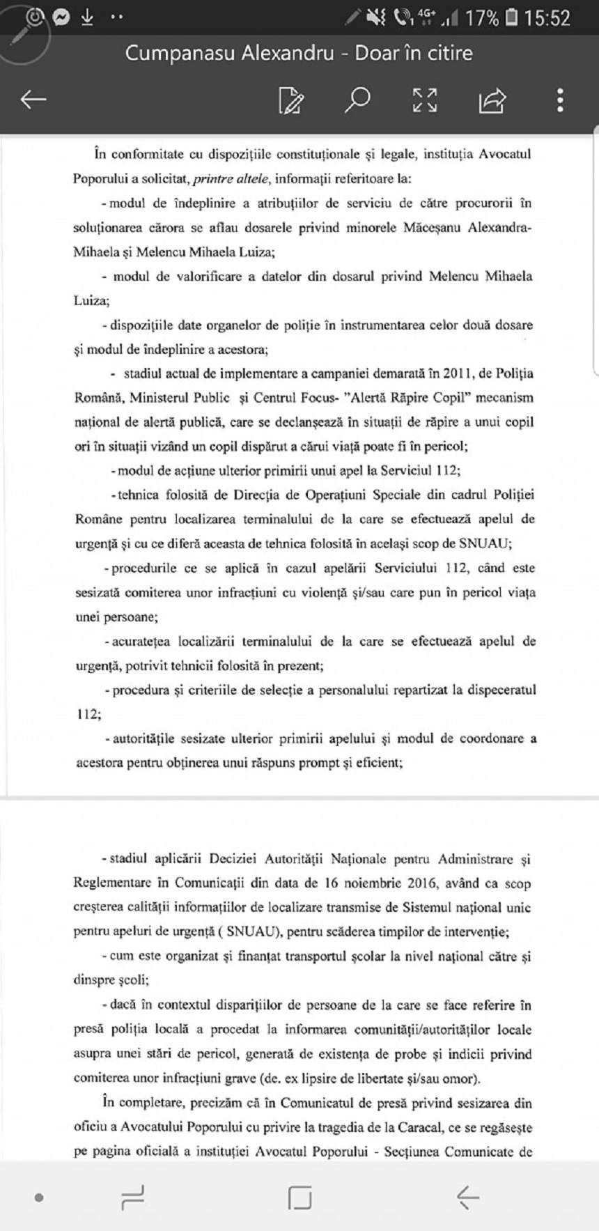 Răspunsul Avocatului Poporului în cazul Alexandrei Măceşanu! Alexandru Cumpănaşu: "Mor cu ei de gât"