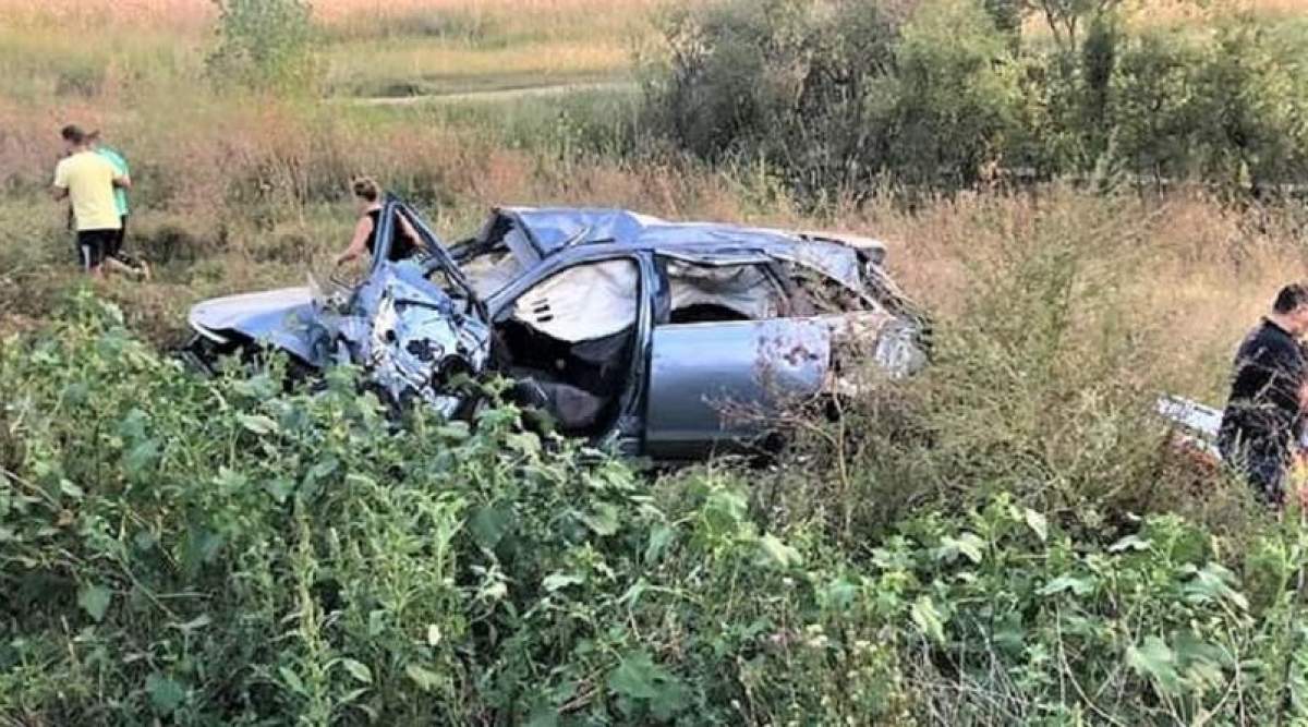 Un afacerist și alte două persoane au murit într-un accident grav, în Teleorman. Mașina în care se aflau s-a răsturnat