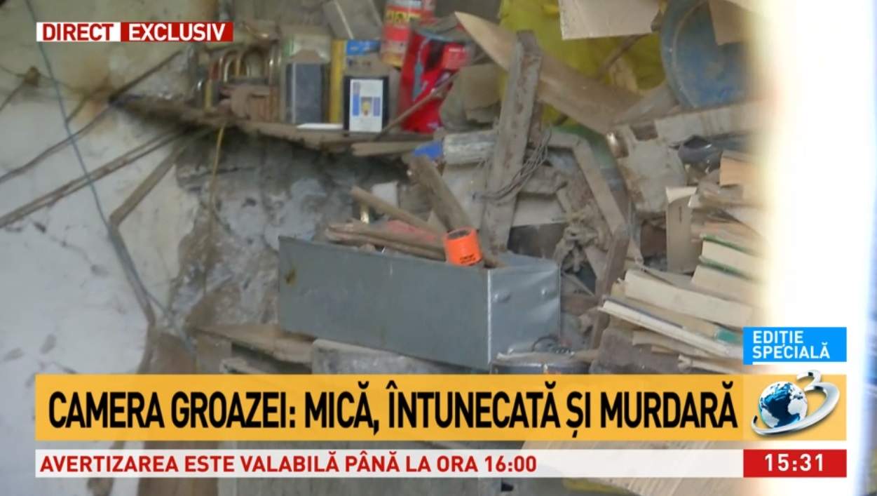 Cum arată camera în care Alexandra Măceșanu a fost ținută. Imagini în premieră