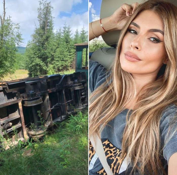 Vloggeriţa Sânziana Negru, implicată într-un accident terifiant la munte. "Un vagon a căzut peste el"