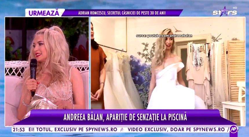 Ce nume va purta Andreea Bălan după nunta cu iubitul ei. Artista a vrut să se ştie de la ea