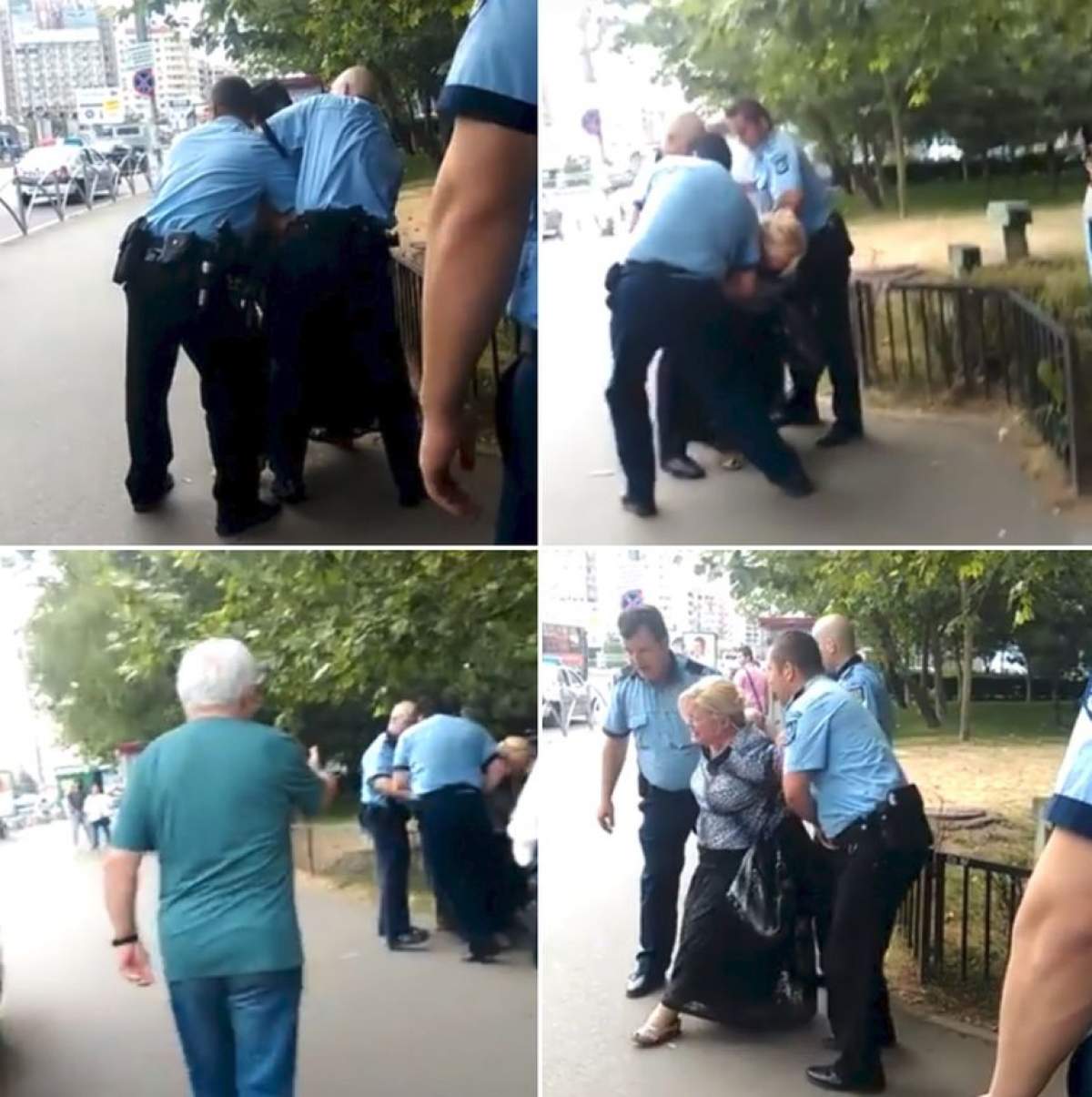 Un nou abuz al Poliţiei. Femeie maltrată şi bruscată pe stradă de trei oameni ai legii doar pentru că ar fi refuzat să se legitimeze / VIDEO