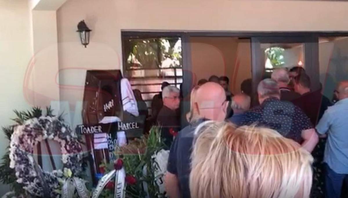 Slujba de înmormântare a lui Marcel Toader a început! Silviu Prigoană şi Diana Bişinicu, prezenţi / VIDEO PAPARAZZI