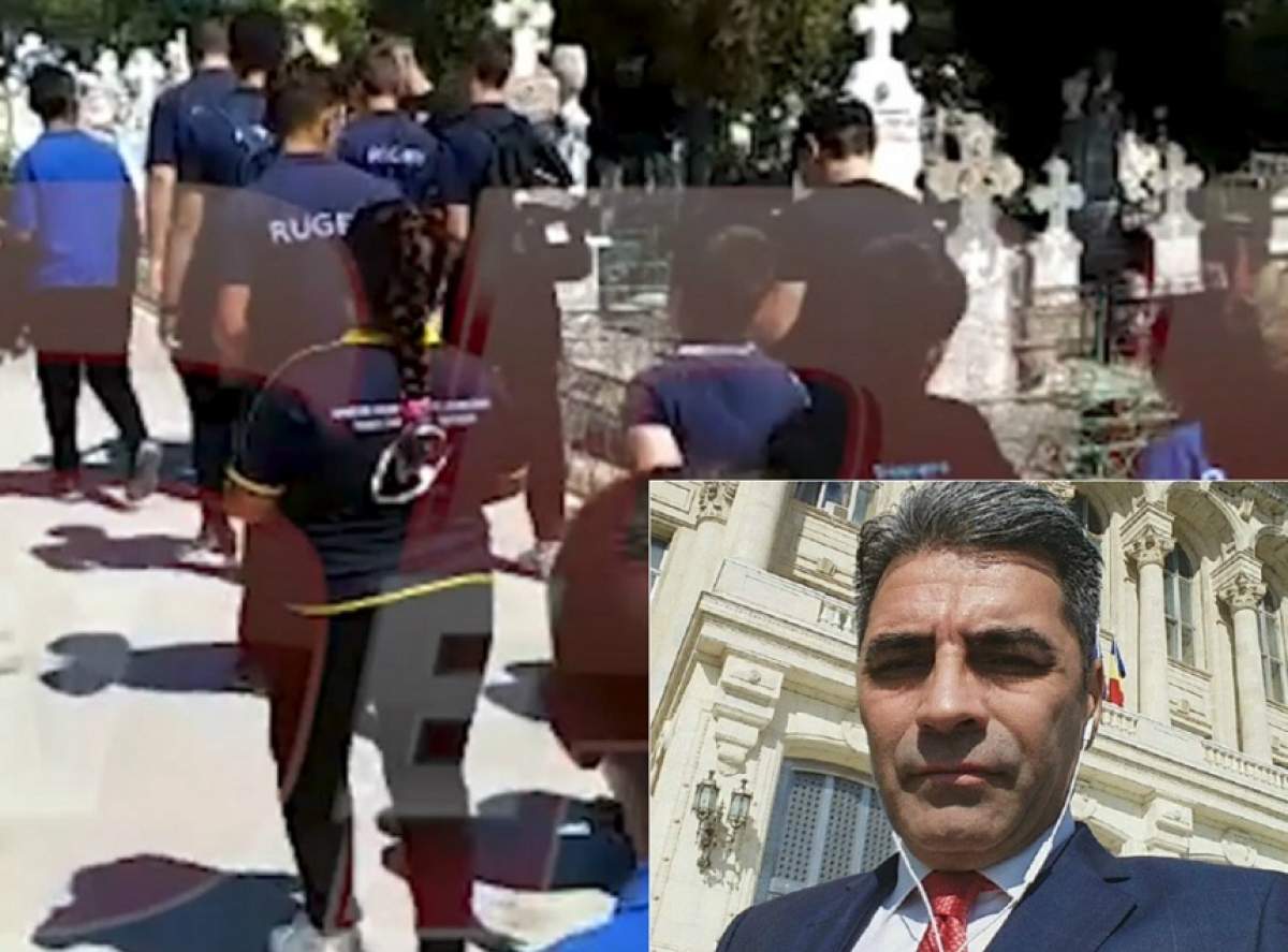 Apariţie neaşteptată în timpul slujbei de înmormântare a lui Marcel Toader! Toată lumea i-a privit / VIDEO PAPARAZZI