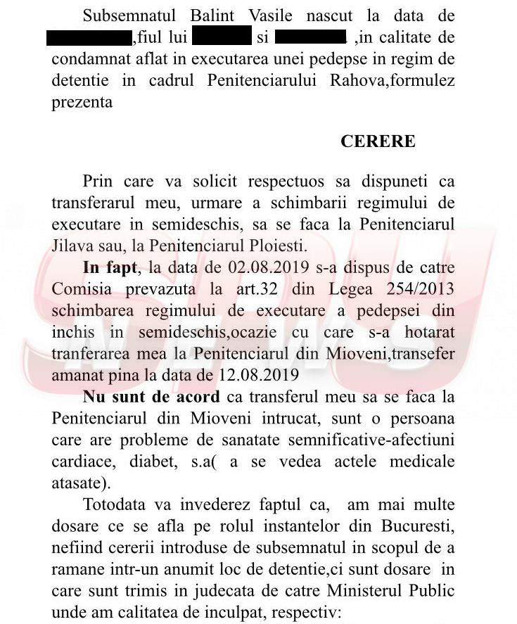 Sile Cămătaru, mesaj disperat, din puşcărie: “Vor să mă omoare!” Document exclusiv