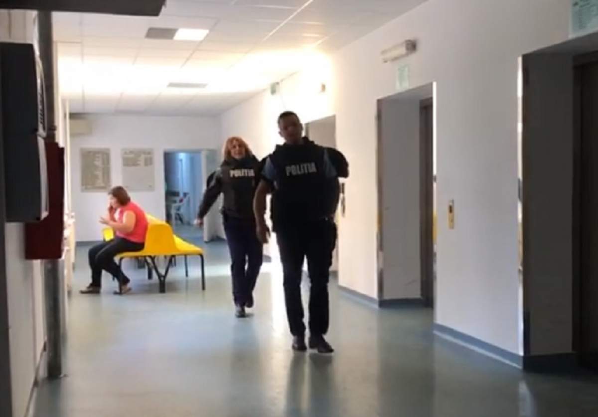 Incident şocant la spitalul judeţean din Botoşani. Un pacient a intrat înarmat cu un pistol în salon. VIDEO