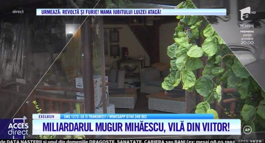 Mugur Mihăescu trăieşte pe picior mare. "Garcea" are o vilă care se învârte după soare