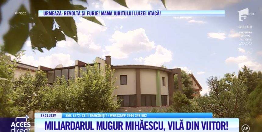 Mugur Mihăescu trăieşte pe picior mare. "Garcea" are o vilă care se învârte după soare