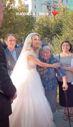 Tatăl Andreei Bălan îi este alături fiicei, în ziua cea mare. Primele imagini de la nuntă cu artista și părintele său