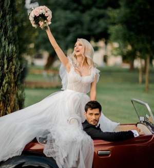 Andreea Bălan şi-a lansat melodia "Înger păzitor". Videoclipul spectaculos este filmat chiar în ziua nunţii / VIDEO
