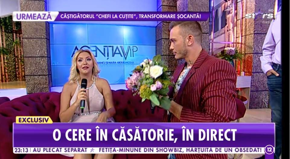 Cerere în căsătorie în direct! Roxana Prințesa Ardealului face iar nuntă cu tatăl copilului ei