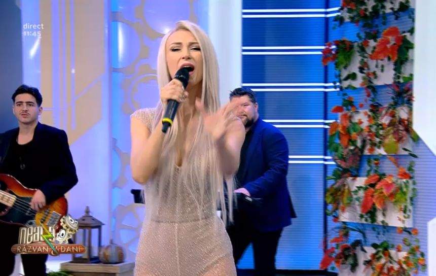 Andreea Bălan, prima apariţie la tv, după nuntă. Care a fost cea mai mare grijă a artistei în timpul petrecerii