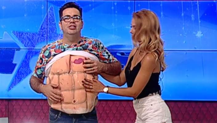 I-a lăsat pe toți mască! Popescu s-a dezbrăcat, în direct! Cum arată prezentatorul tv, după ce a slăbit zeci de kilograme. FOTO