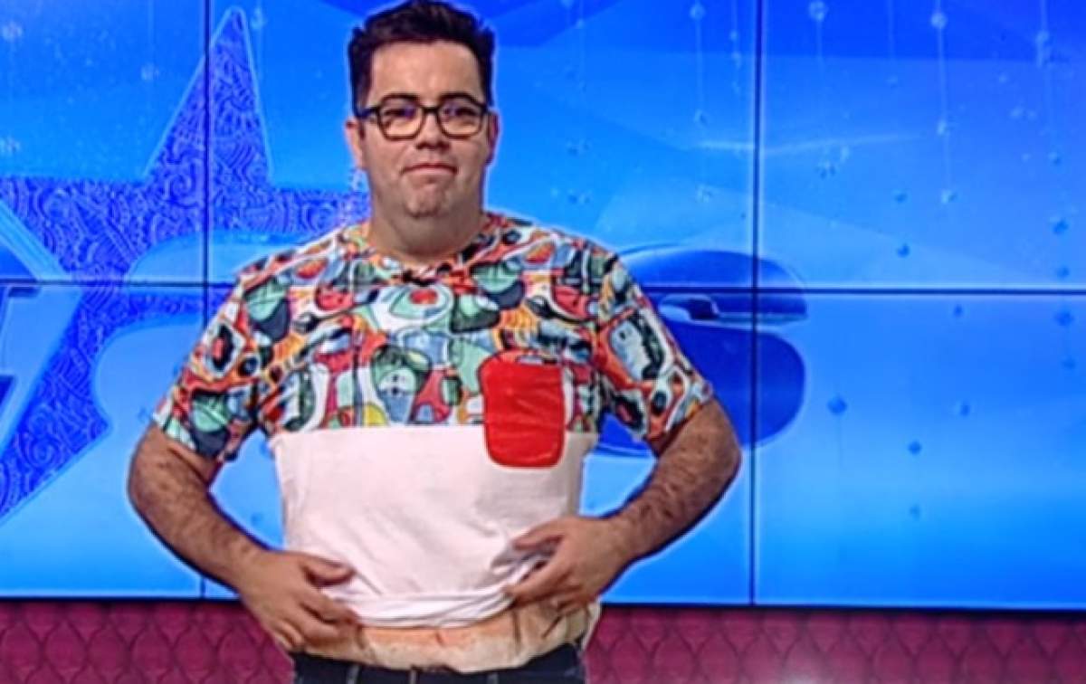 I-a lăsat pe toți mască! Popescu s-a dezbrăcat, în direct! Cum arată prezentatorul tv, după ce a slăbit zeci de kilograme. FOTO