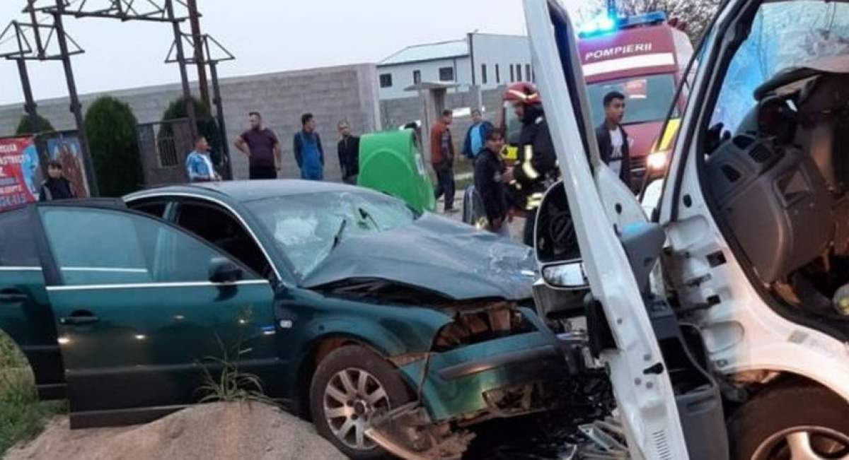 Accident grav în Lugoj. Printre victime sunt şi patru copii