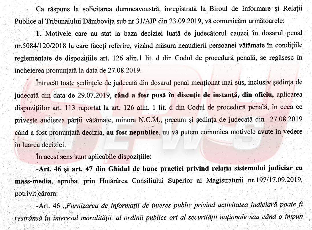 Document scandalos în dosarul fetiţei care a fost agresată de doi pedofili / Reacţie incredibilă a judecătorilor