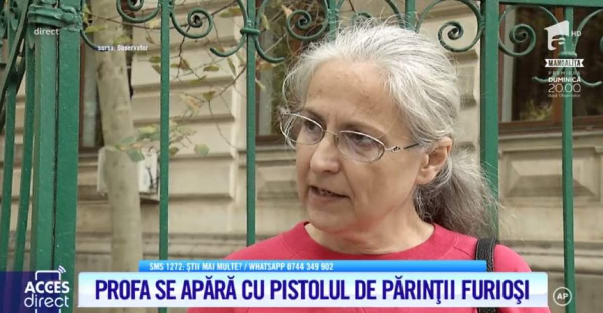 O profesoară din Bucureşti a semănat groază printre elevi şi părinţi. Vrea să meargă cu pistolul la şcoală. "Arma este un drept privat"
