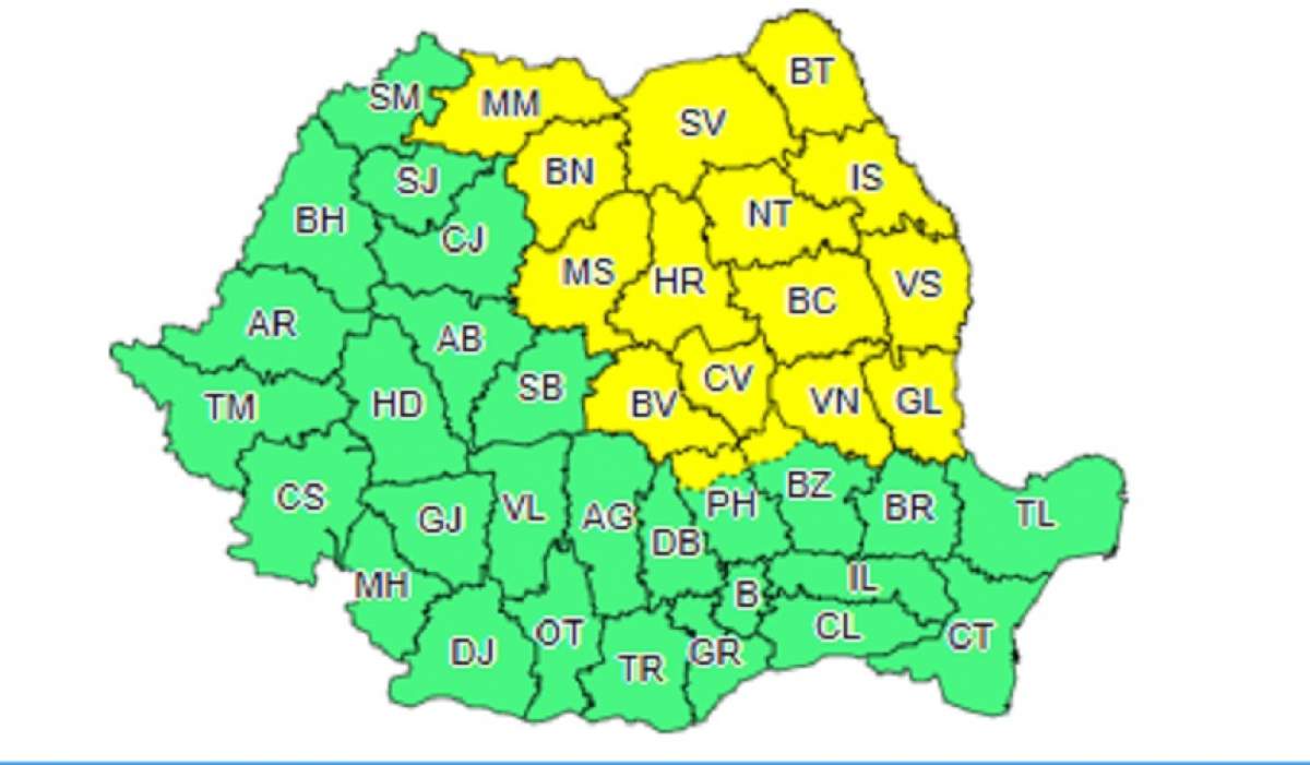 Toamna îşi intră în rol! ANM a emis cod galben de vijelii pentru mai multe zone din ţară