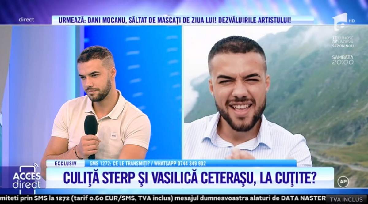 Culiță Sterp a dezvăluit, în direct, că se va reuni cu Carmen de la Sălciua. Ce spune despre împăcare