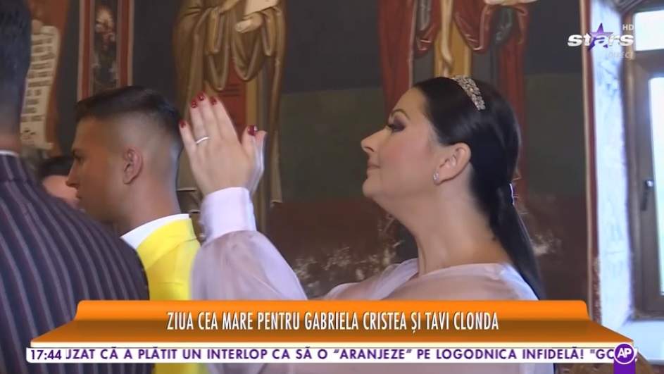 Este botezul mezinei Gabrielei Cristea! Primele imagini din interiorul bisericii