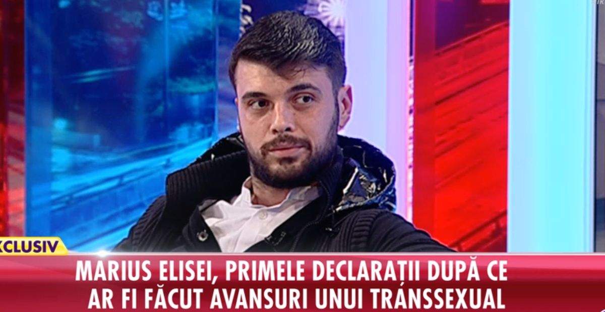 VIDEO / Marius Elisei, prima apariție publică după scandalul în care e implicat cu transsexualul Delia. ”N-am greșit cu nimic. E o înscenare”