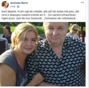 Andreea Marin, mesaj sfâşietor după moartea Cristinei Ţopescu: "Doi  îngeri sunt împreună..."
