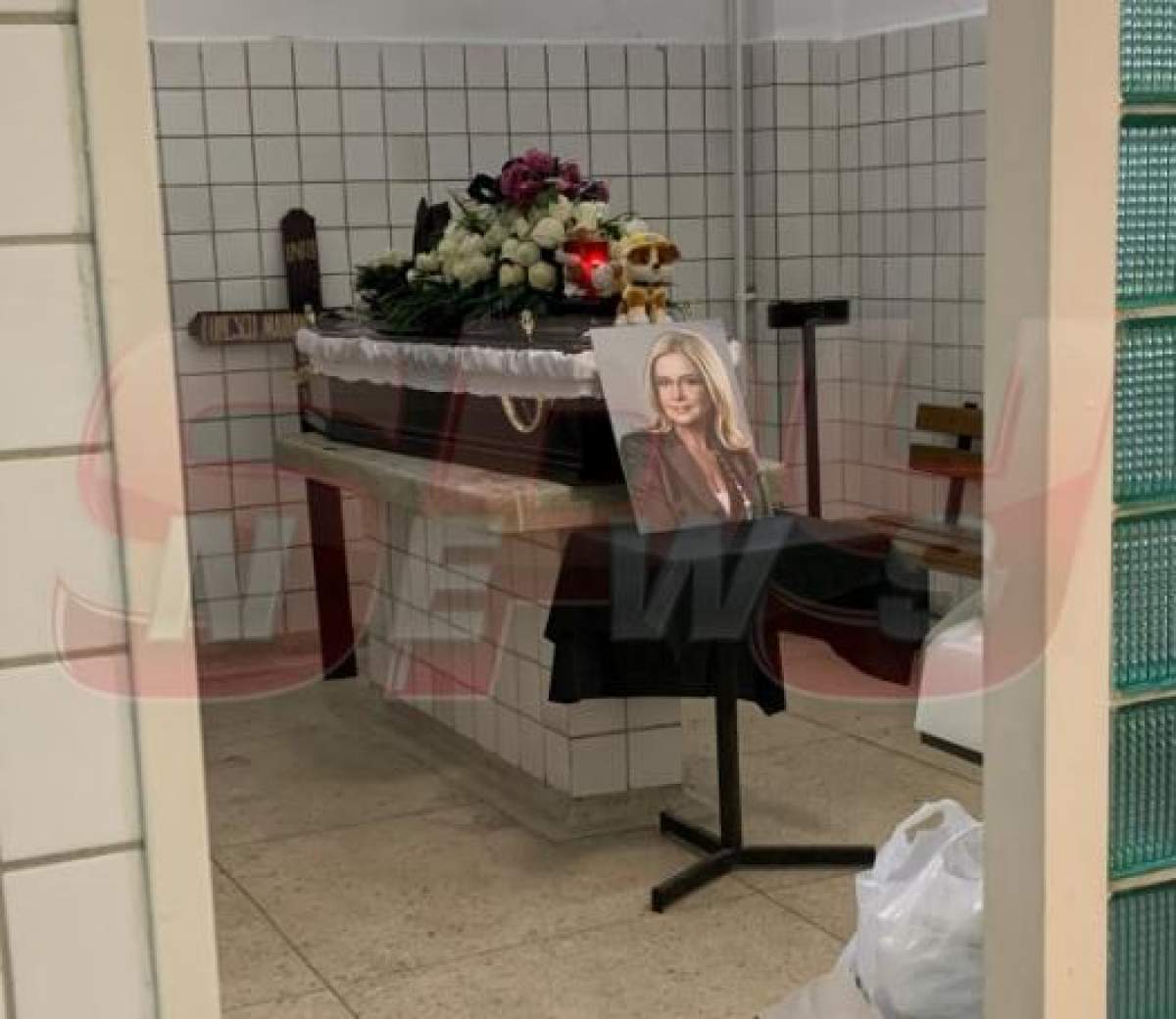 Trupul neînsuflețit al Cristinei Țopescu a fost adus la crematoriu! Se fac ultimele pregătiri. VIDEO EXCLUSIV