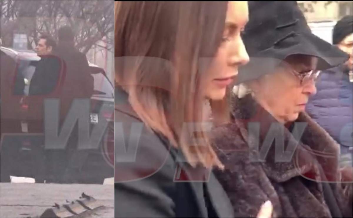 Uitată de toată lumea, doar Andreea Berecleanu și Ștefan Bănică Jr au venit la capătâiul Cristinei Țopescu. Gest sfâșietor la crematoriu. VIDEO PAPARAZZI